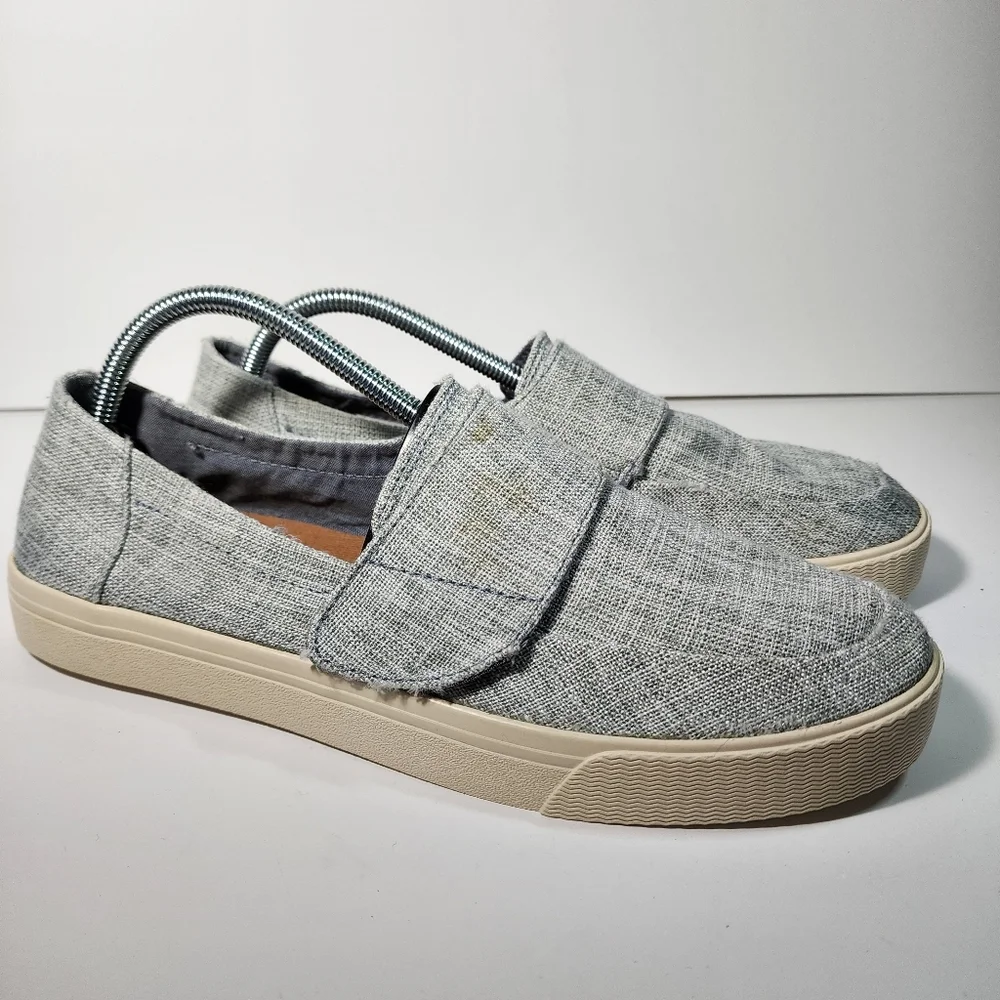 Toms DRIZZLE GREY METALLIC WOVEN ALTAIR Size W12